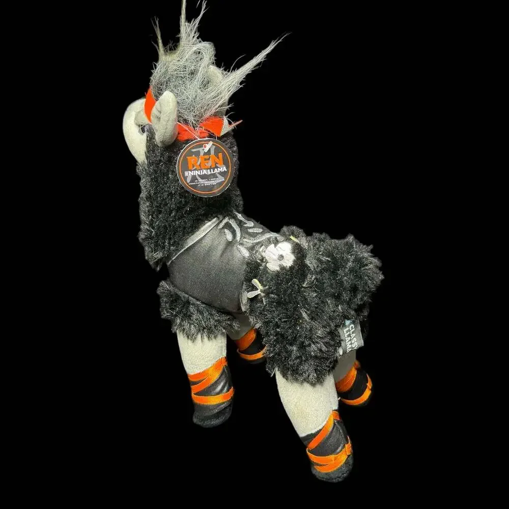 Classy Llama Ren The Ninja Llama Plush Stuffed Animal with Tag